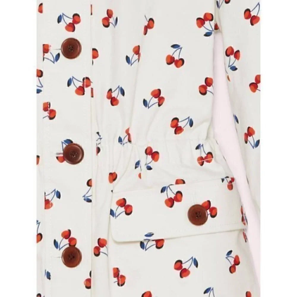 Kate Spade Cherry Toss Jacket Size XXS NWT